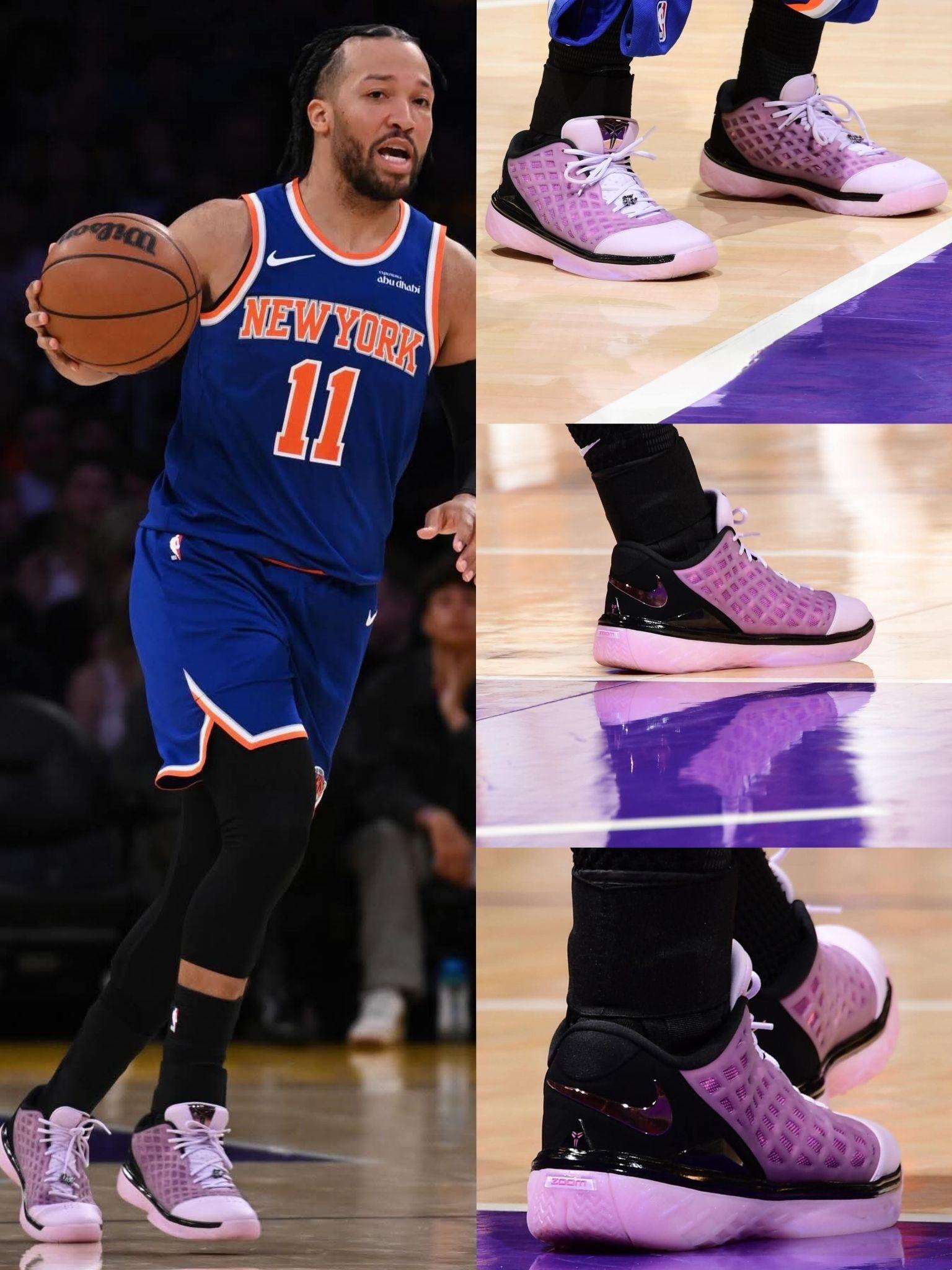 纽约新王上脚粉水晶!Jalen Brunson 演绎 Kobe 3 Low